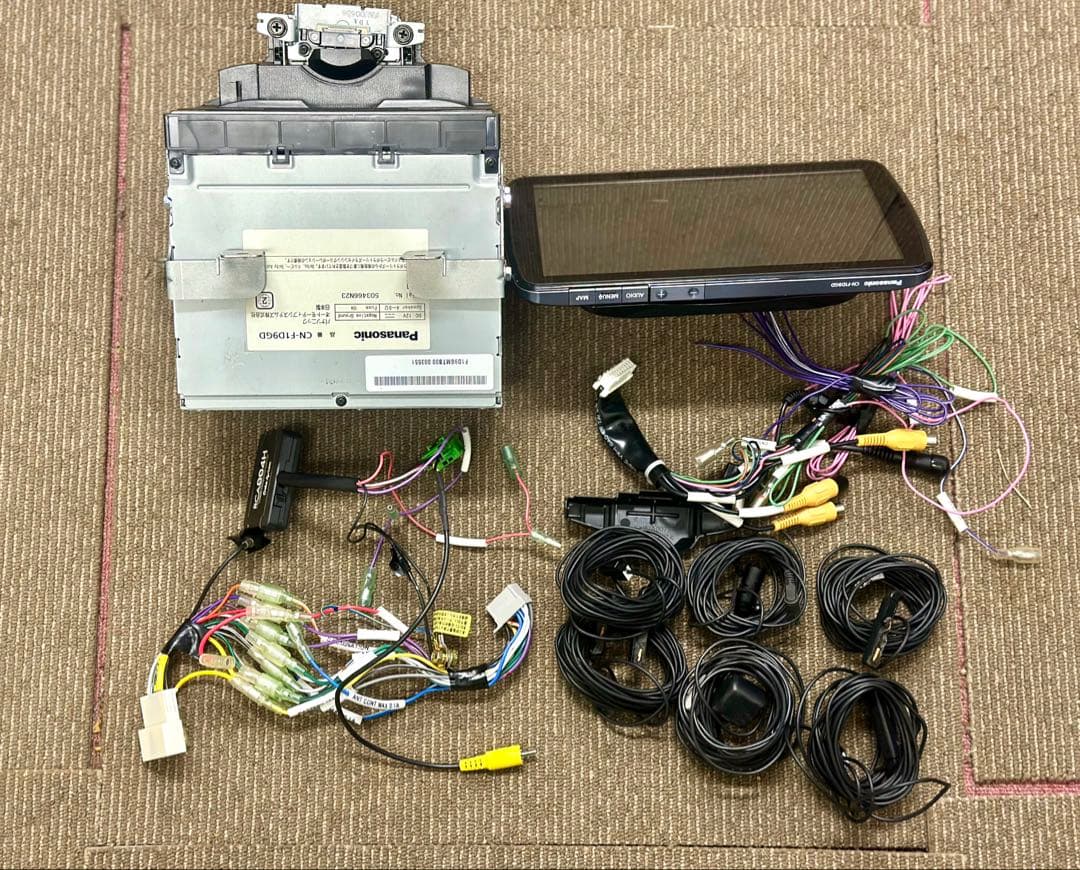 Panasonic CN-F1D9GD カーナビ 大型ディスプレイ 配線一式