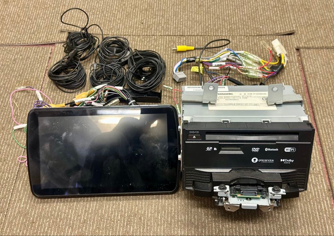 Panasonic CN-F1D9GD カーナビ 大型ディスプレイ 配線一式