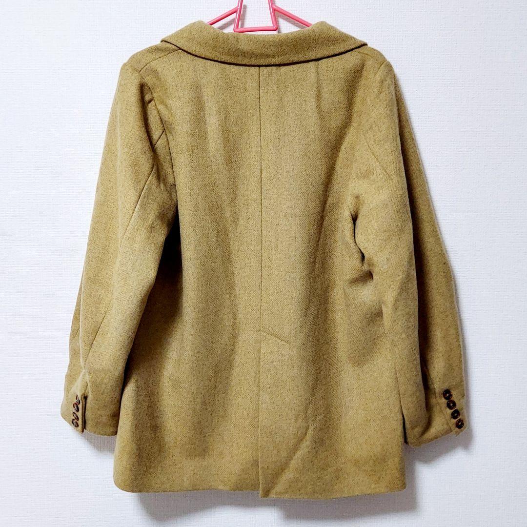 [Èaphi] ウールツイードジャケット キャメル