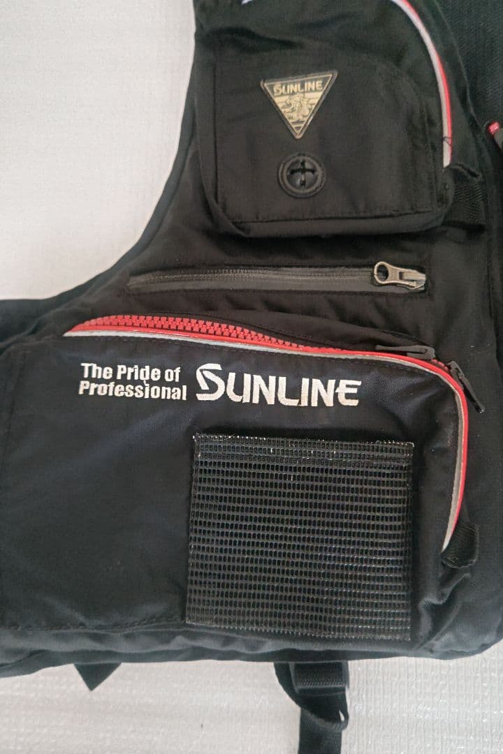 SUNLINE STATUS フィッシングベスト L ブラック