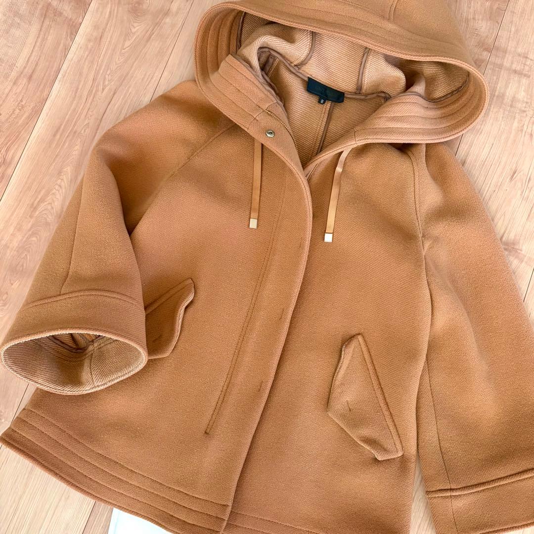 美品✴︎UNTITLED アンタイトル✴︎ラグラン フーディー ショート コート