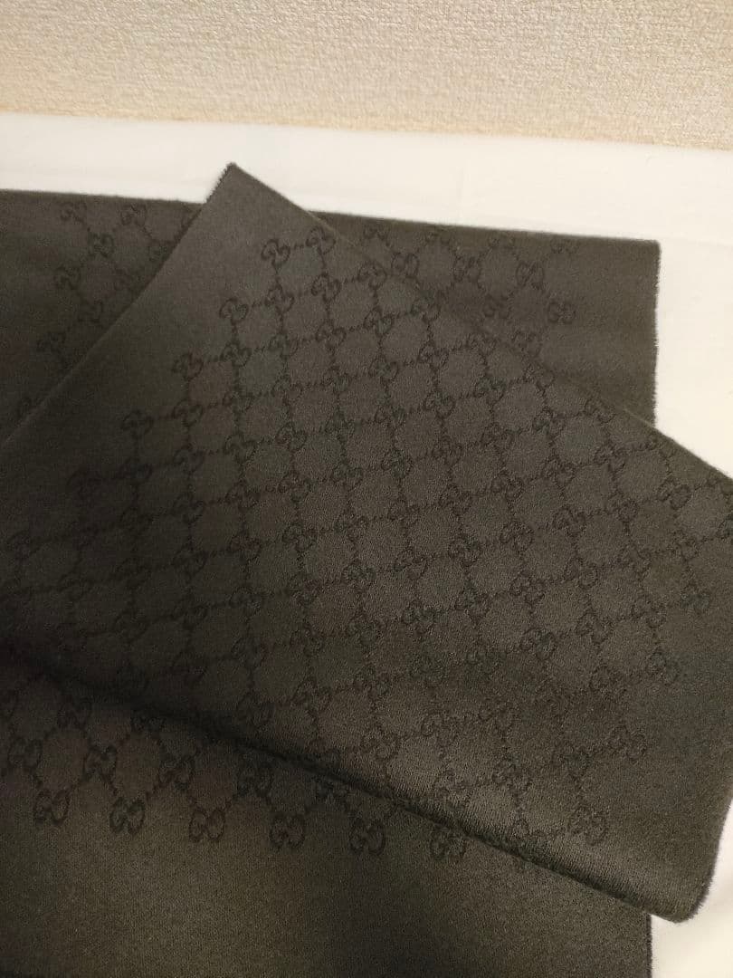 GUCCI　グッチ　GG柄　マフラー