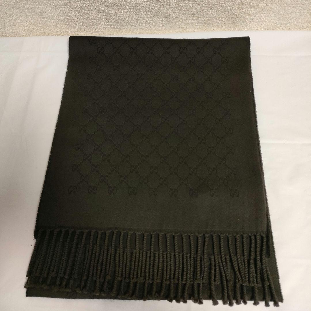 GUCCI　グッチ　GG柄　マフラー