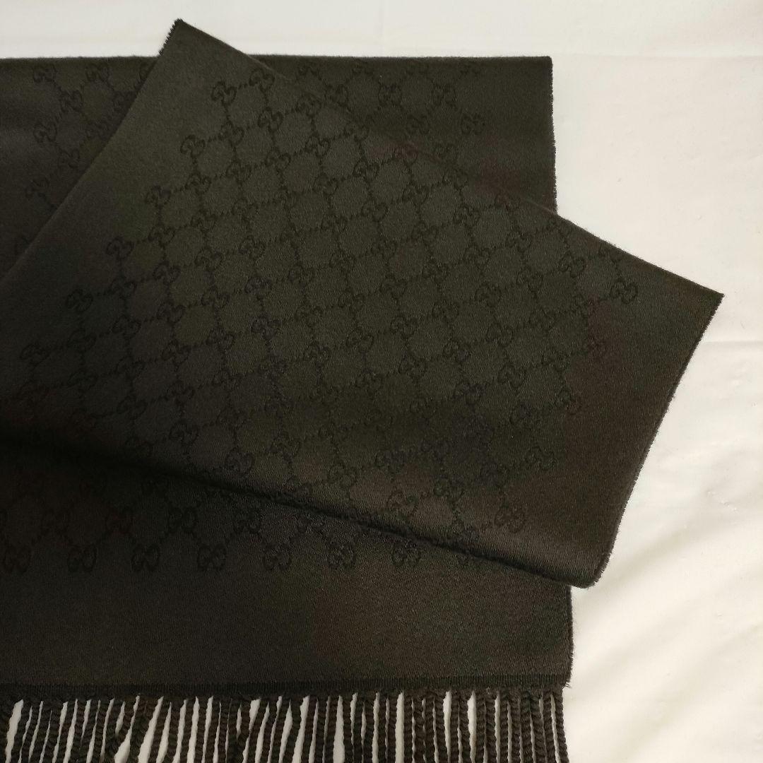 GUCCI　グッチ　GG柄　マフラー