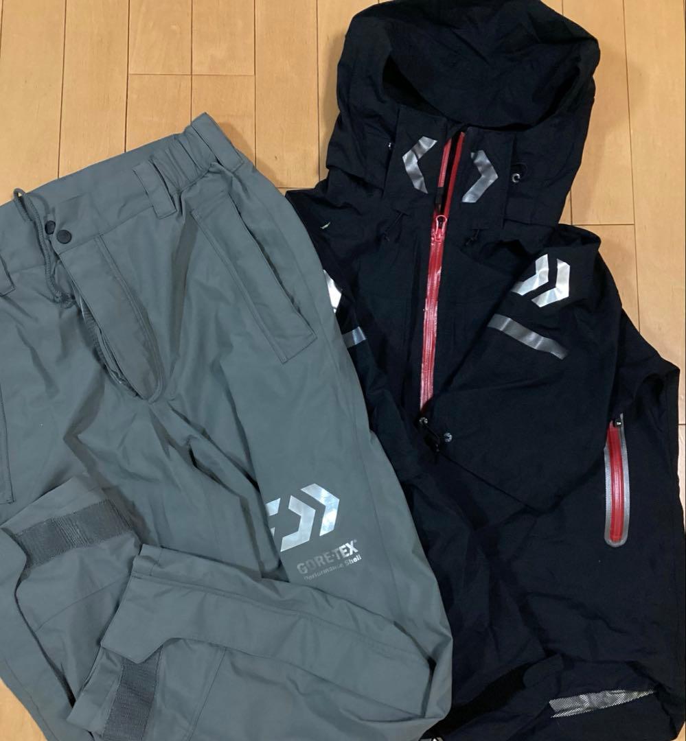 ダイワ ゴアテックス パフォーマンスシェル レインスーツ 上下セット M