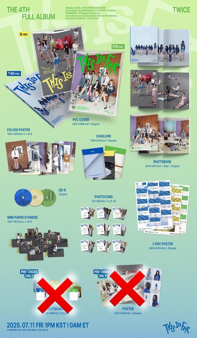 TWICE THIS IS FOR 3形態×5セット　 新品未開封