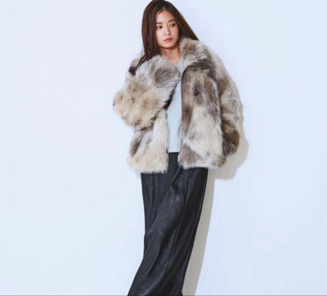 JEANASIS MIX ファーブルゾン コート 毛皮