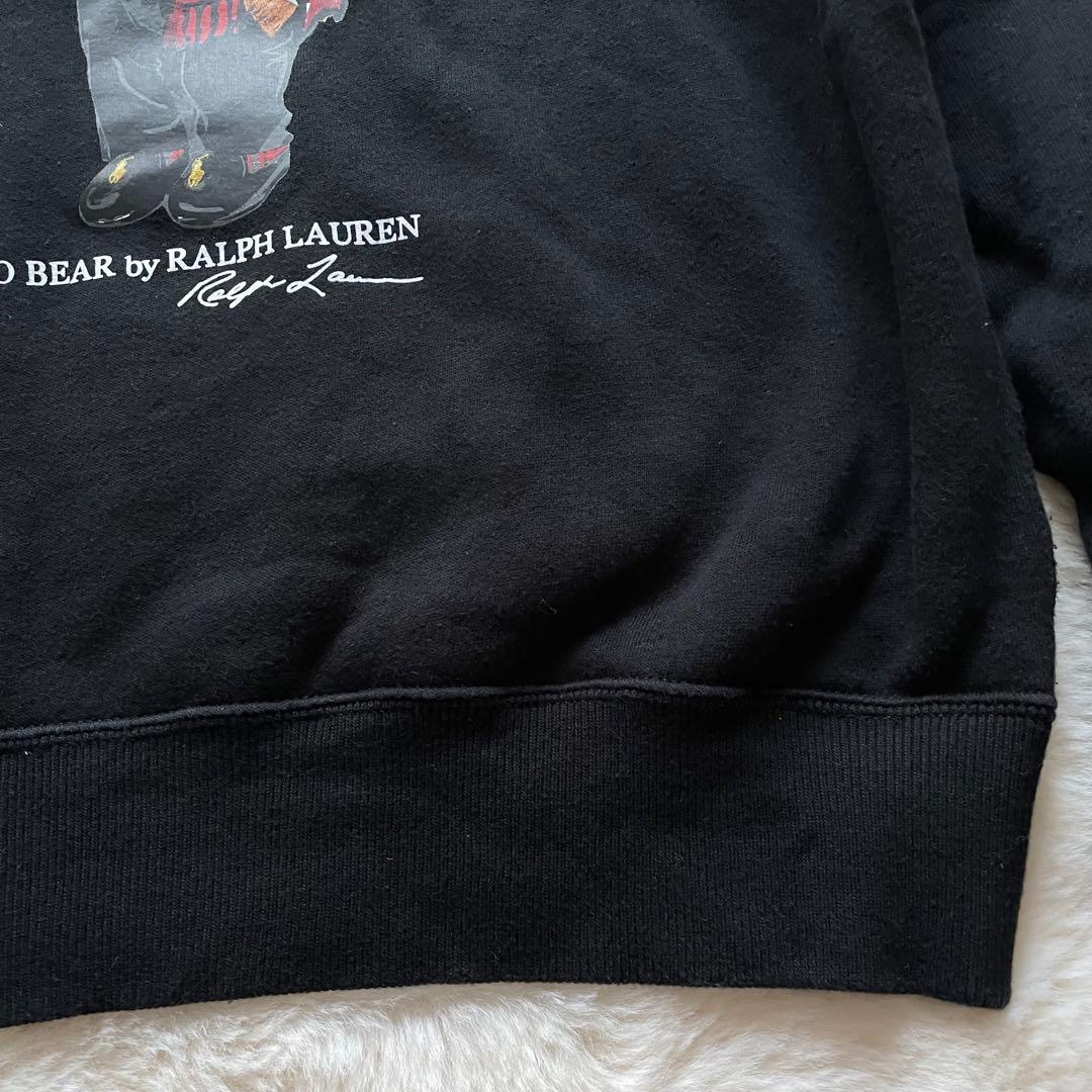 ポロラルフローレン　M ポロベアスウェット　トレーナー　 ココア　ラルフズ　黒
