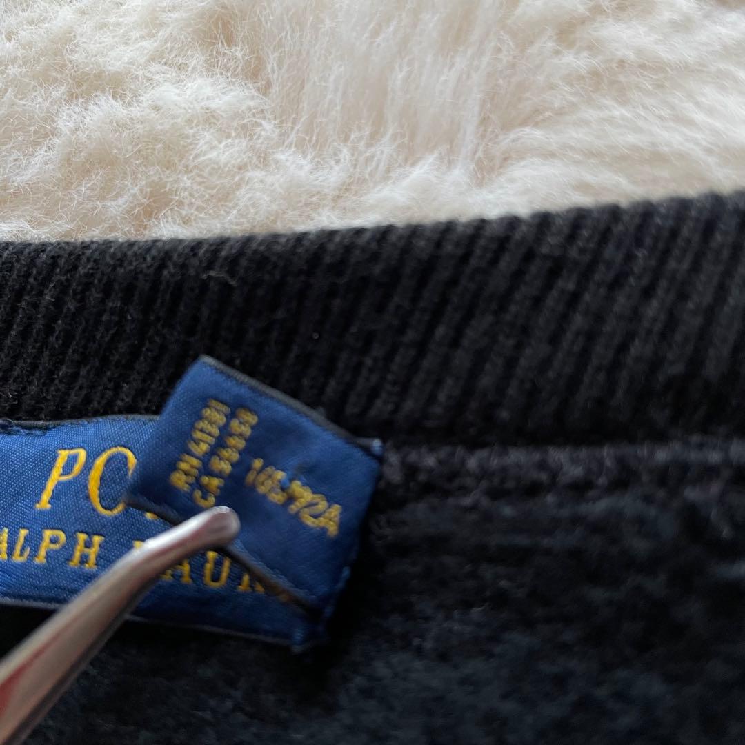 ポロラルフローレン　M ポロベアスウェット　トレーナー　 ココア　ラルフズ　黒