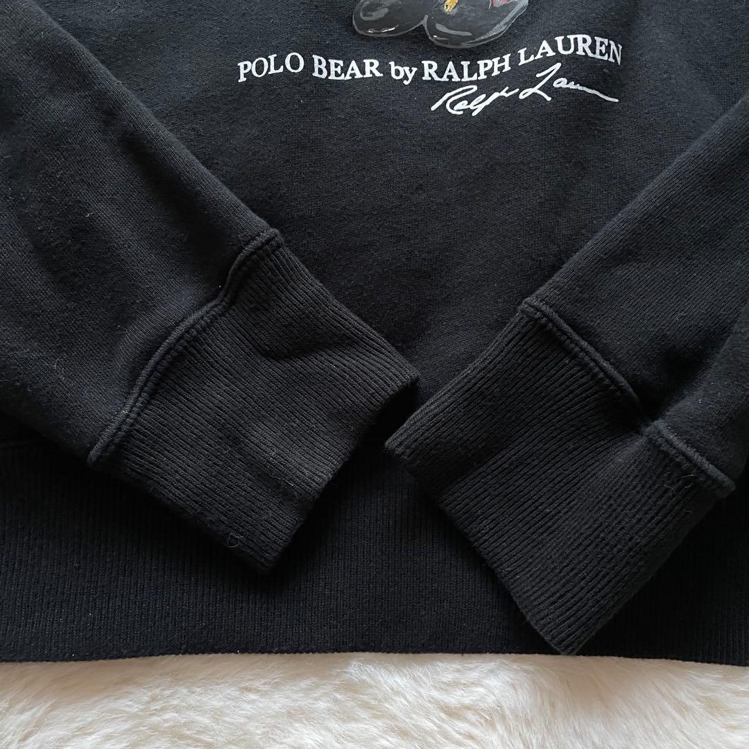 ポロラルフローレン　M ポロベアスウェット　トレーナー　 ココア　ラルフズ　黒