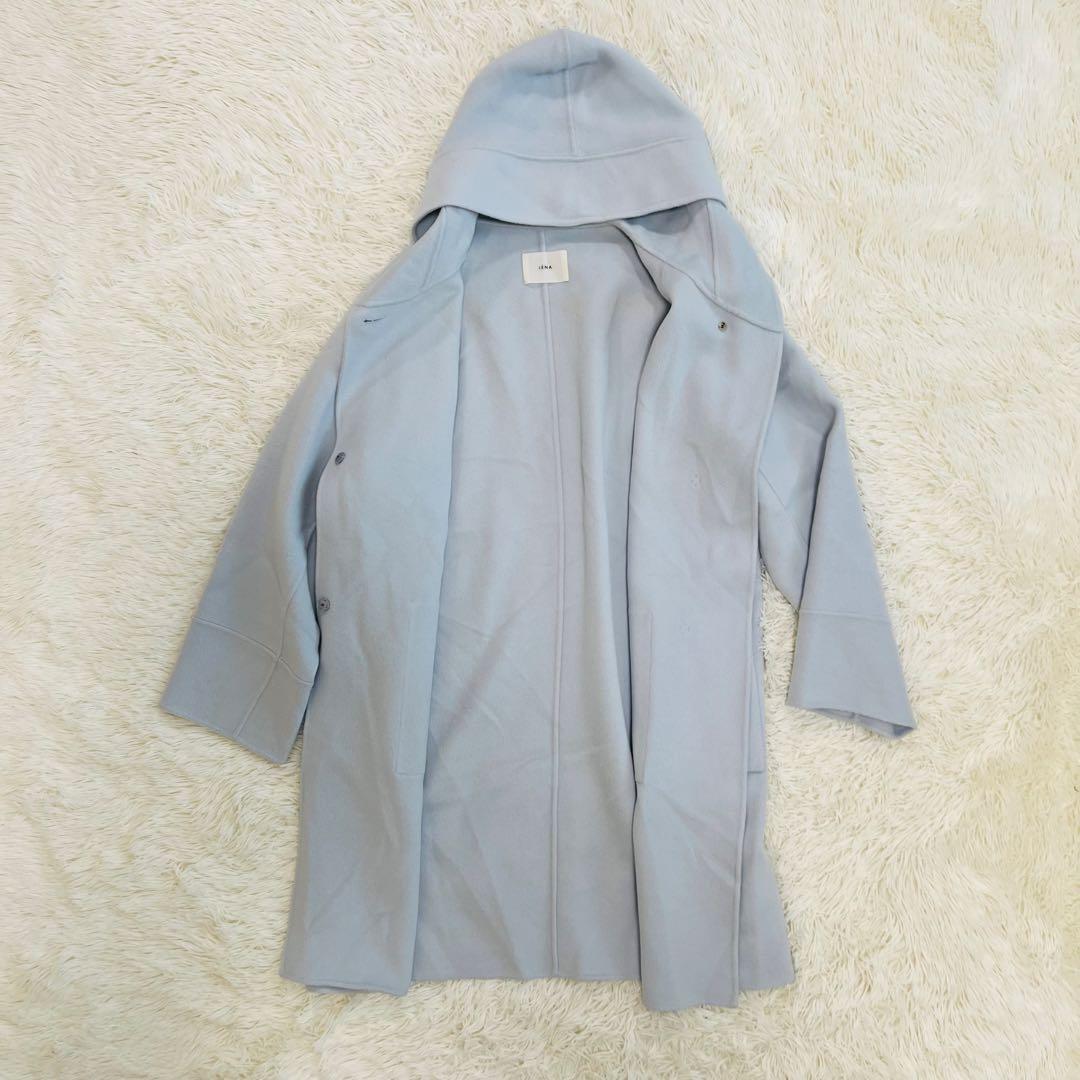 大きいサイズ　近年　イエナ スーパー160ダブルフェイス フードコート ブルー