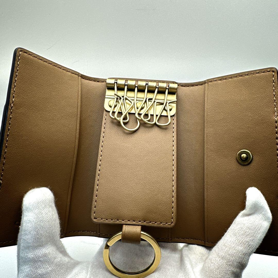 COACH コーチ エッセンシャル６連キーケース ホース&キャリッジ Cロゴ