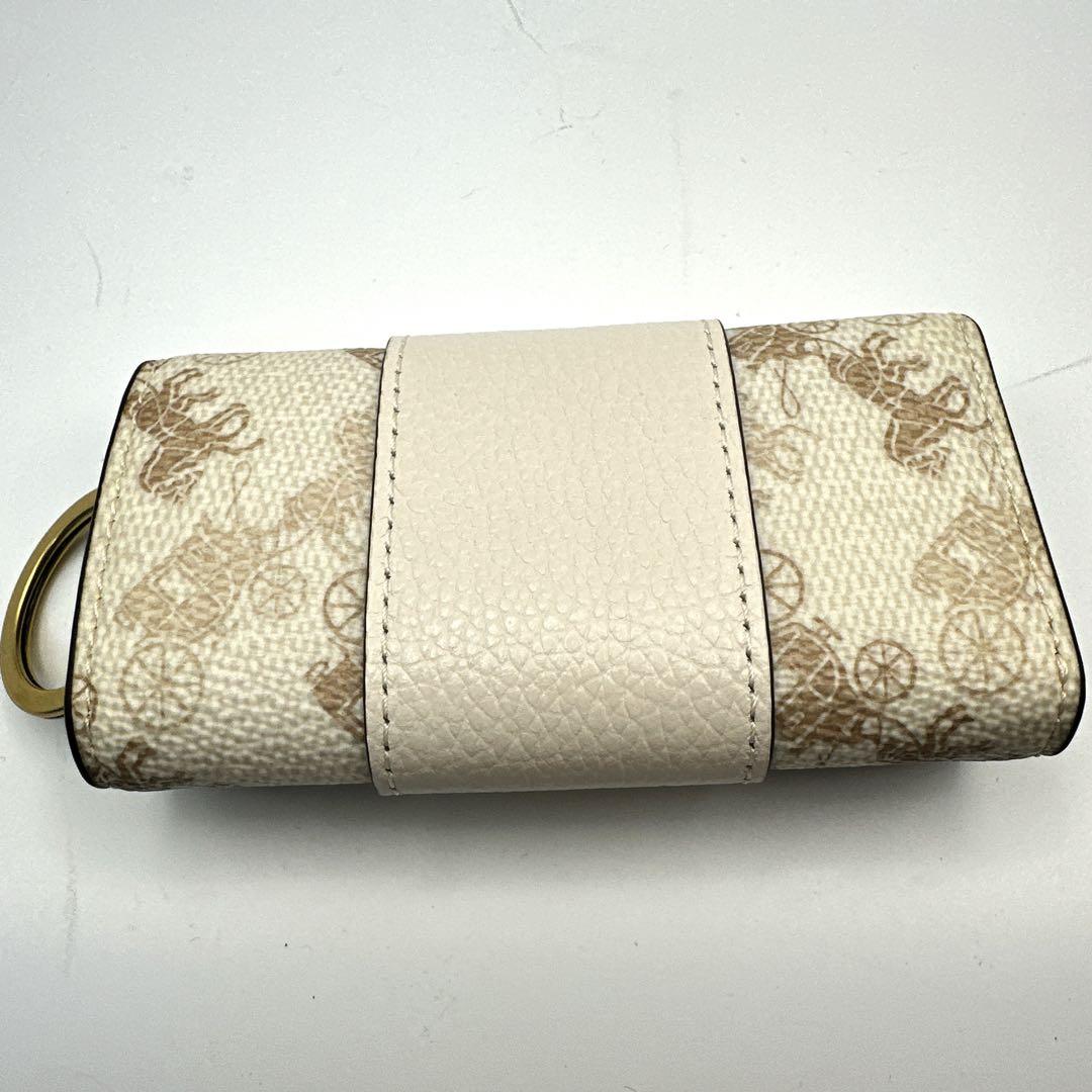 COACH コーチ エッセンシャル６連キーケース ホース&キャリッジ Cロゴ