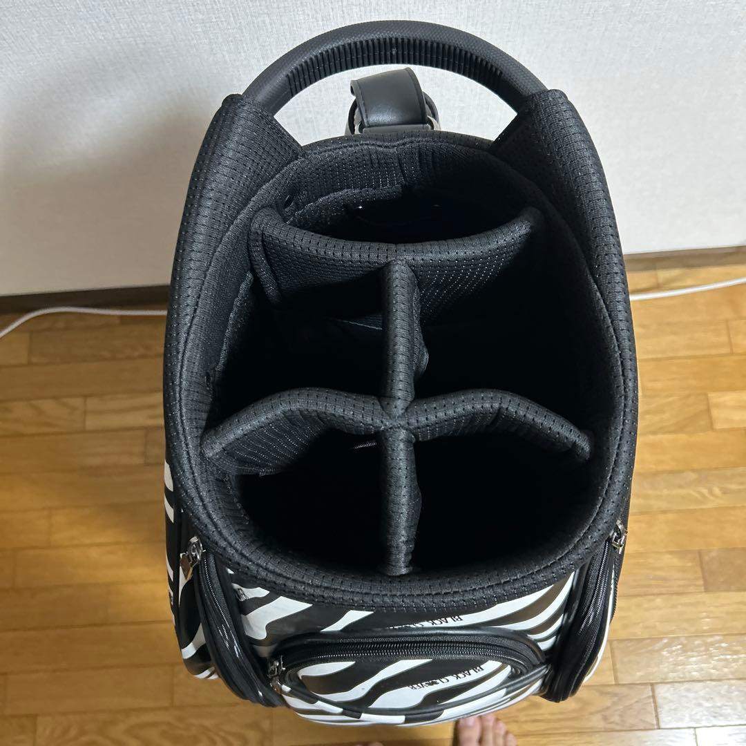 Black Clover ブラッククローバー キャディバッグ９型【ゼブラ】