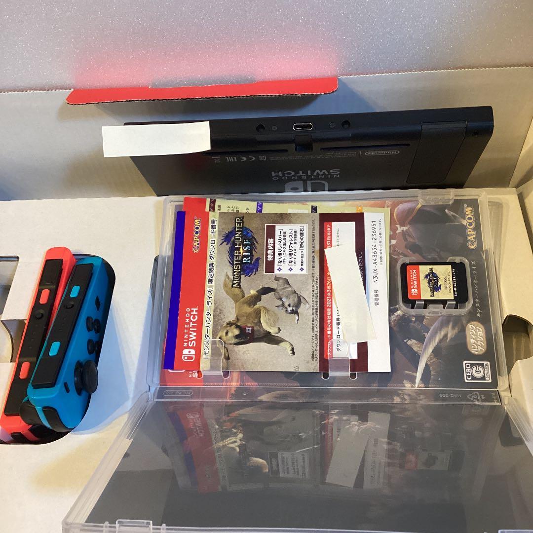 NINTENDO SWITCH モンスターハンターライズ　ソフト付属