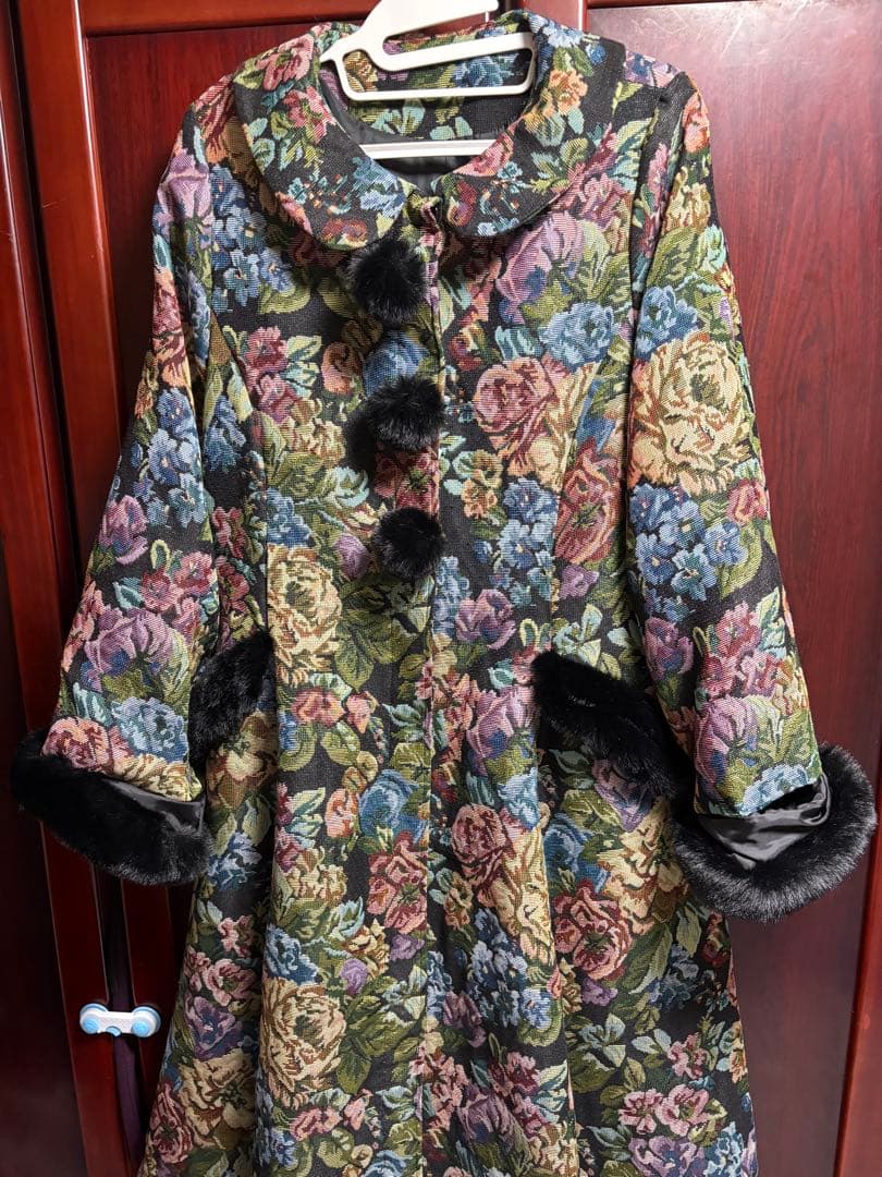 ノエル・ド・メモワール ゴブランファーコート6L　ブラック　クラロリ　くる実