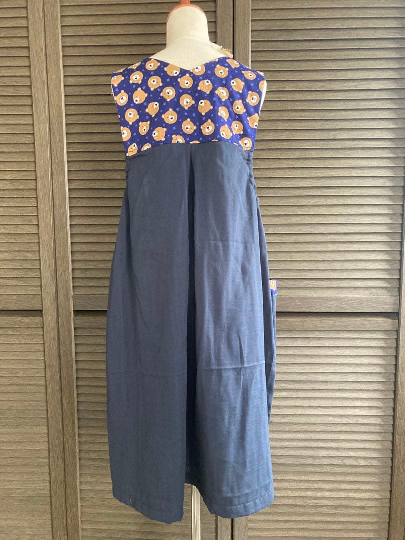 専用　エプロン　割烹着　ハンドメイド　保育士　介護士　保健師　ワンピース