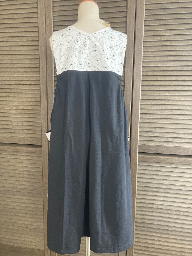 専用　エプロン　割烹着　ハンドメイド　保育士　介護士　保健師　ワンピース