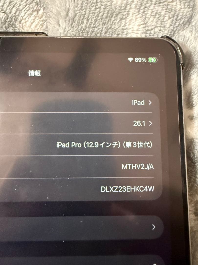 iPad pro 12.9インチ　第3世代