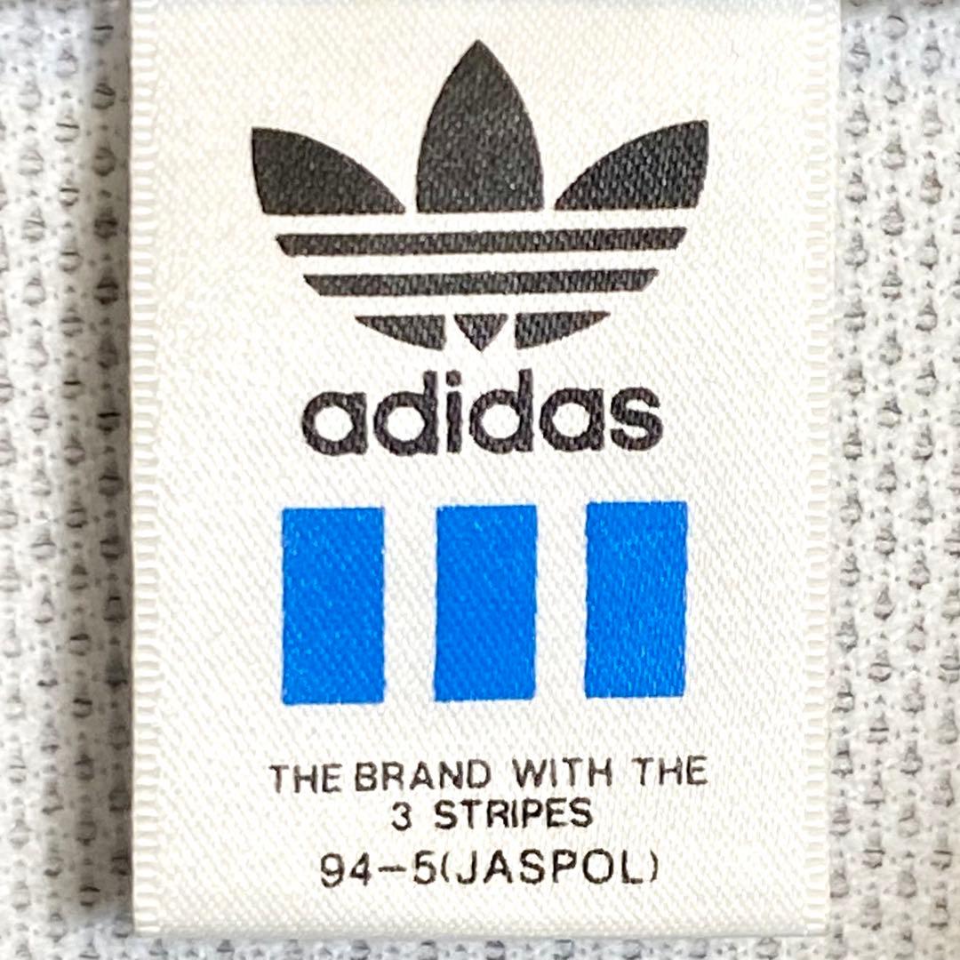 ◆アユニD／同型・同色／極美◆90sアディダス デサント製ジャージ 灰×紺 L