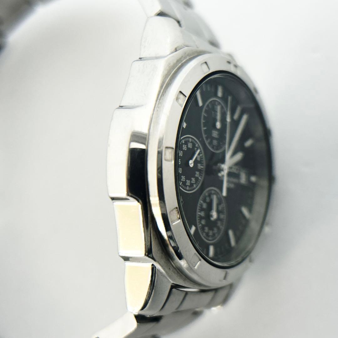 セイコー 腕時計 クロノグラフ シルバー 7T92-0CA0 美品 SEIKO