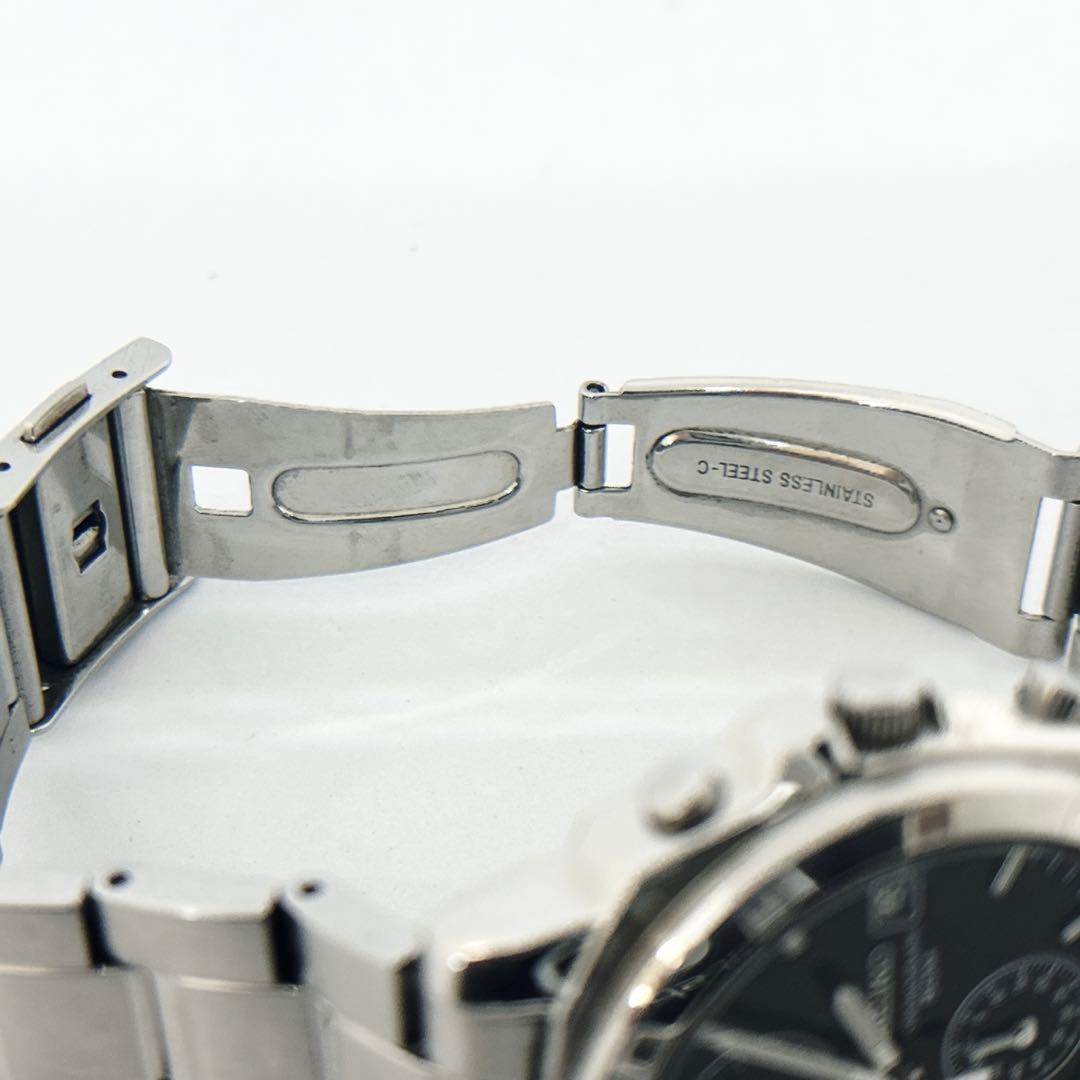 セイコー 腕時計 クロノグラフ シルバー 7T92-0CA0 美品 SEIKO