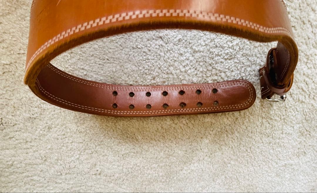 ゴールドジム(GOLD'S GYM) プロレザーベルト【ゴールドジム正規品 】