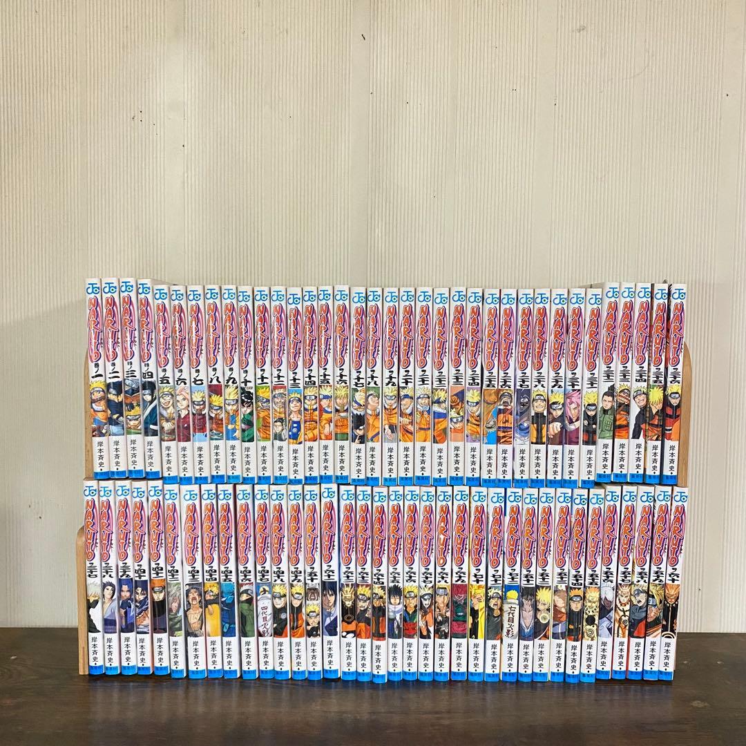 【入手困難】美品　NARUTO 全巻初版セット　1〜72巻　チラシ59冊分あり