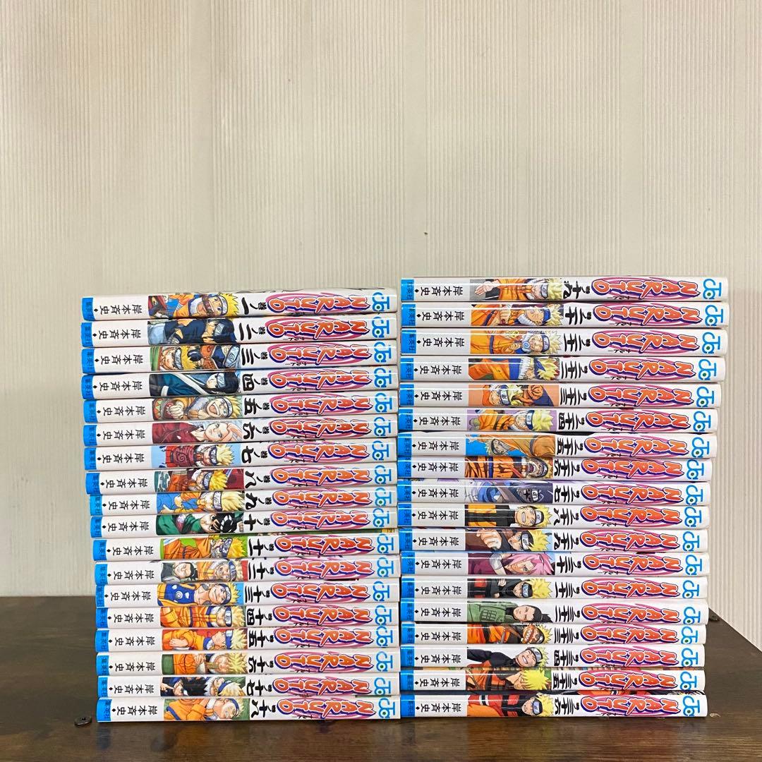 【入手困難】美品　NARUTO 全巻初版セット　1〜72巻　チラシ59冊分あり