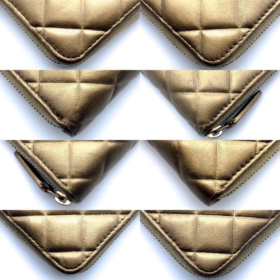 【極美品✨】シャネル 財布 ダイヤモンドココ ジップ ミディアム