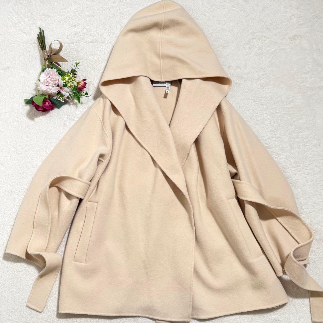 美品　ETRE TOKYO フーディーリバーコート　ダブルフェイス　2023年