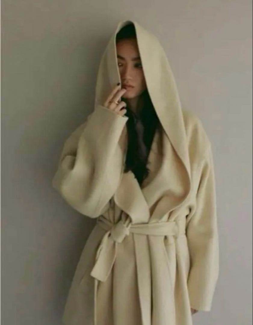 美品　ETRE TOKYO フーディーリバーコート　ダブルフェイス　2023年