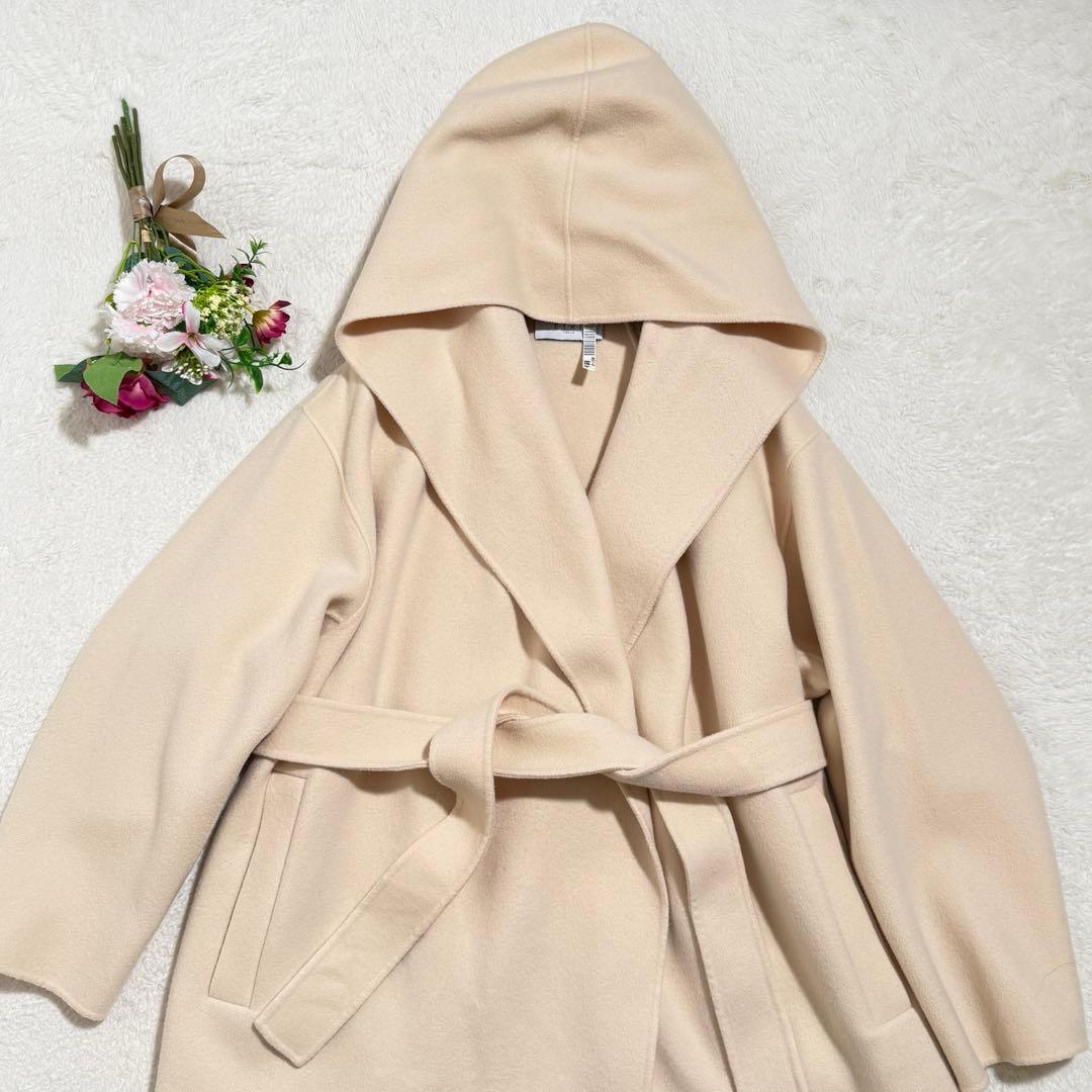 美品　ETRE TOKYO フーディーリバーコート　ダブルフェイス　2023年