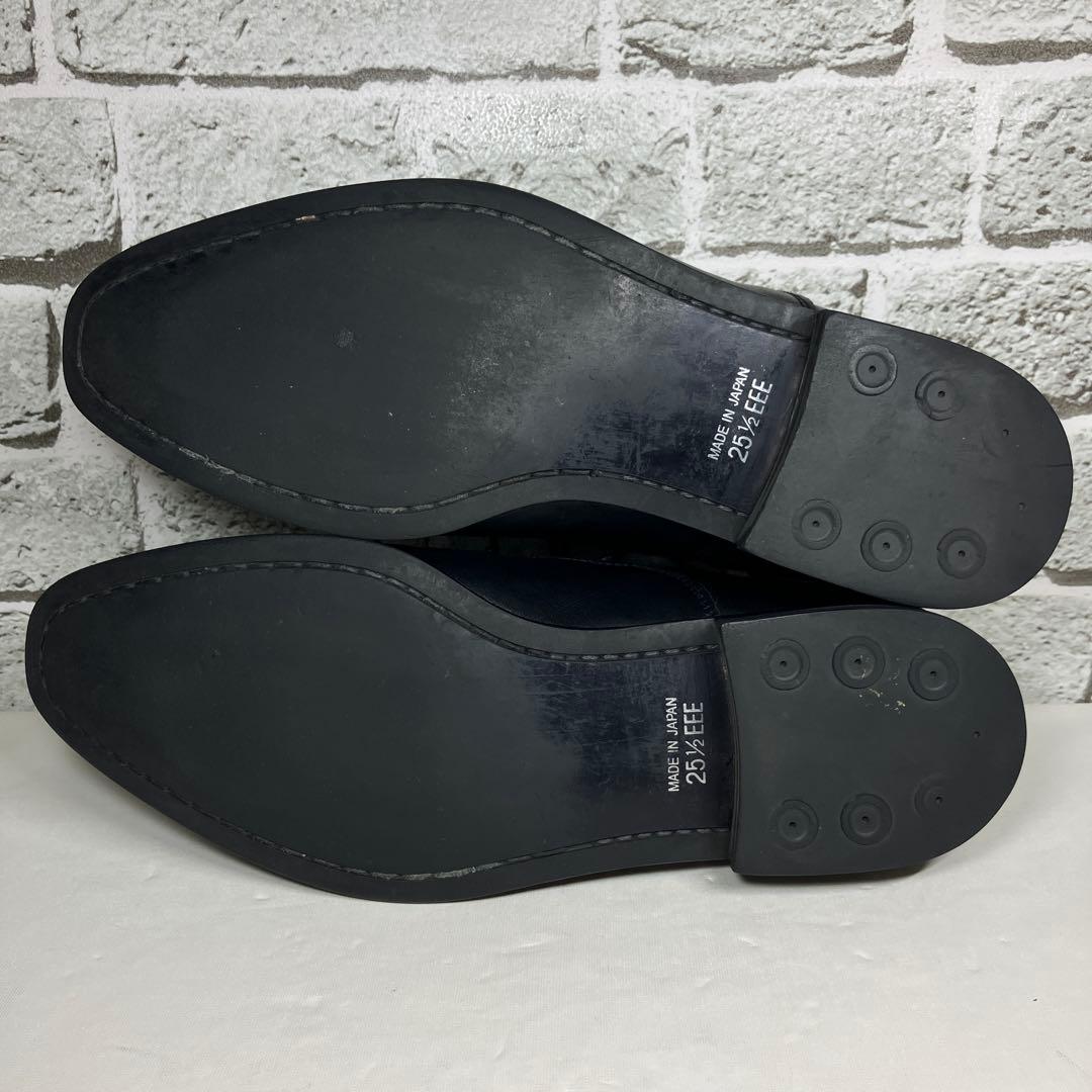 【定番人気】REGAL 25.5cm EEE ストレートチップ 本革 VO75