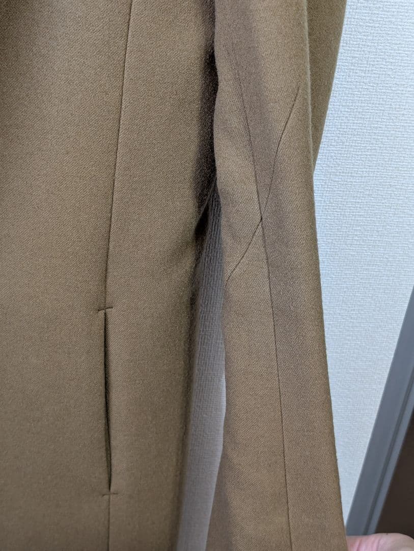 ATTACHMENT スリムフィット ベージュ チェスターコート