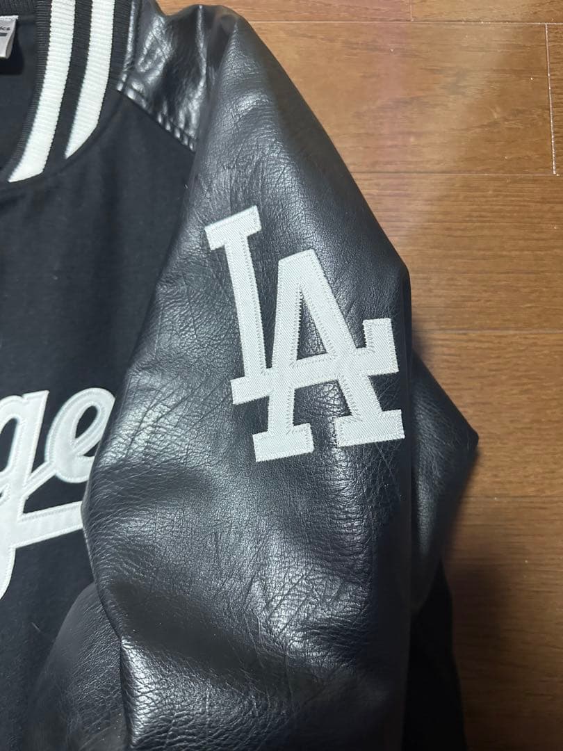 Dodgers スタジャン ブラック