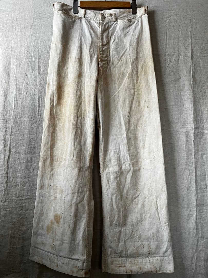 40s USN vintage パンツ　US NAVY 巻きパンツ　最終値下げ