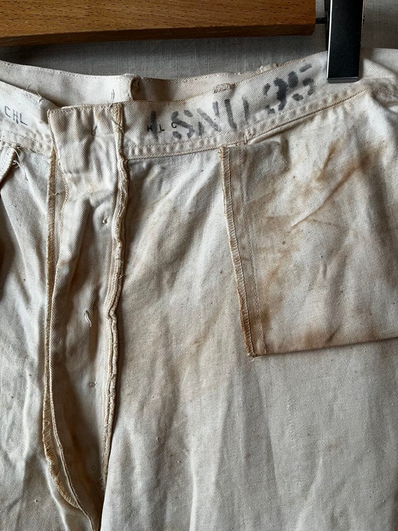 40s USN vintage パンツ　US NAVY 巻きパンツ　最終値下げ