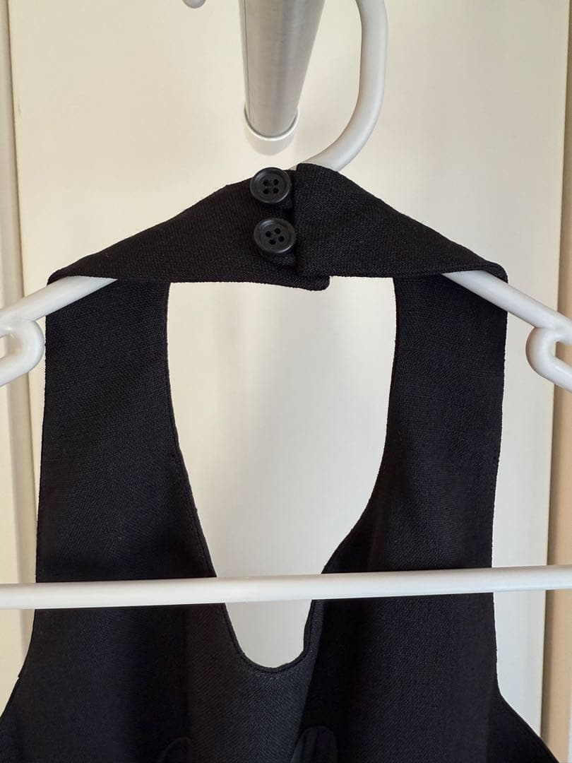 CLANE（クラネ） ホルターネック ロングワンピース　ブラック