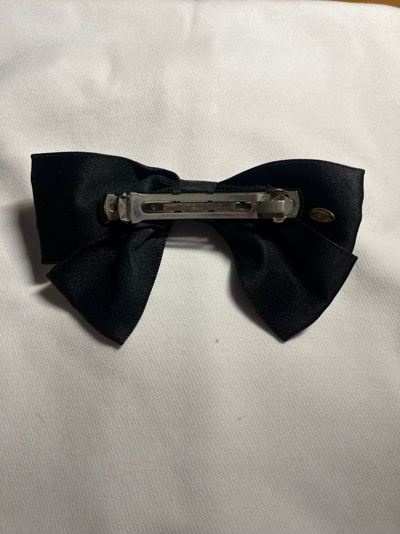 CHANEL シャネル バレッタ リボン ココマーク ヘアピン ゴールド