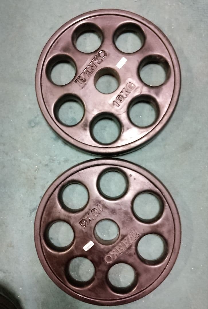 オリンピック プレート IVANKO 10kgプレート2枚