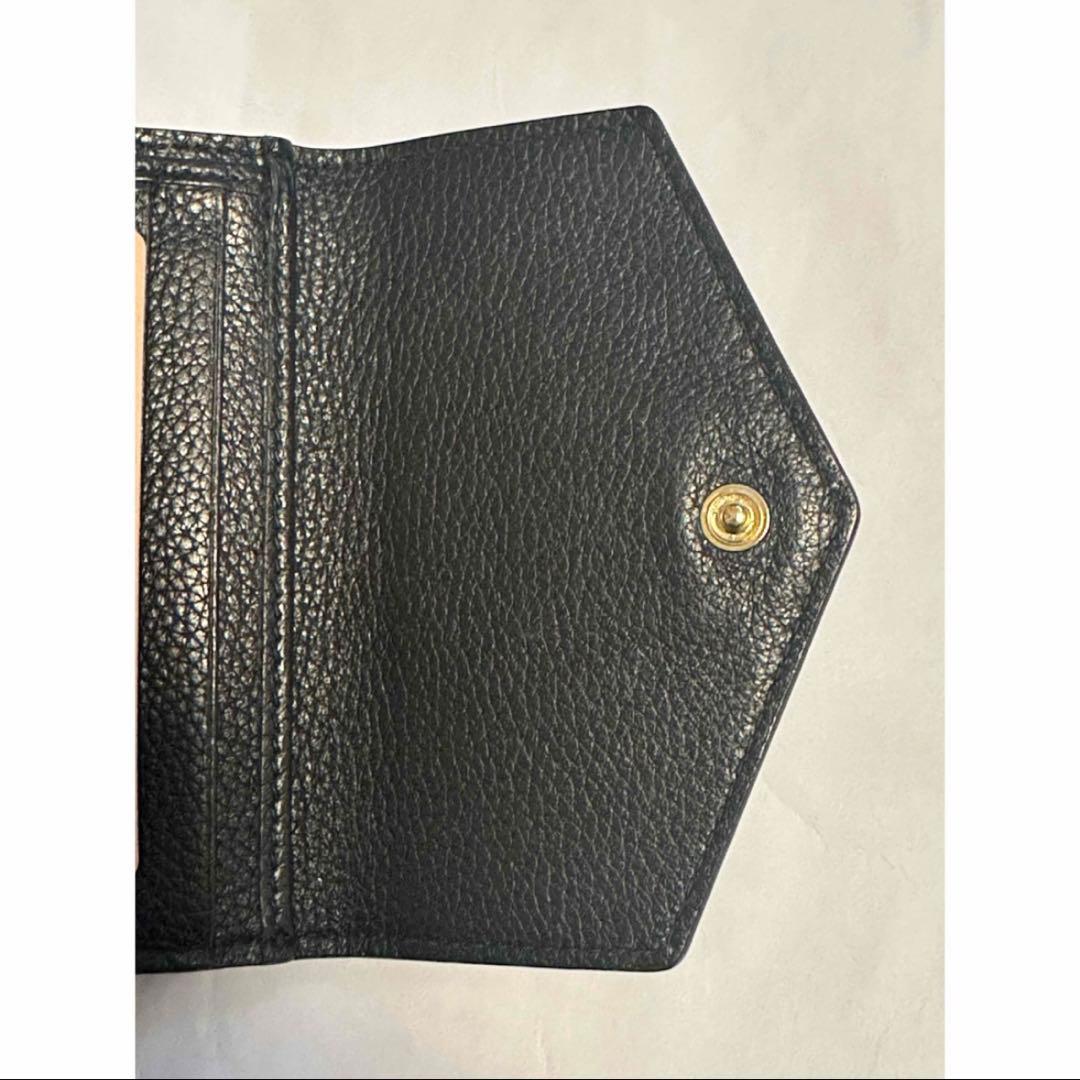 値下げ◎MIUMIU ヴィッテロダイノレザー 財布　ウォレット　三つ折り財布