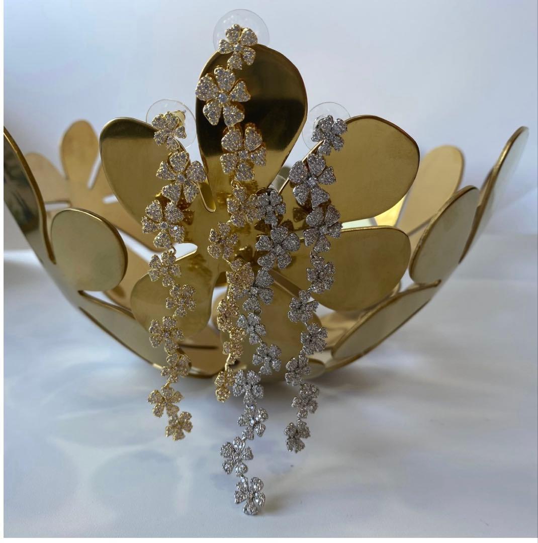 THE HANY Bijoux ロングフラワー　ゴールド　thehany