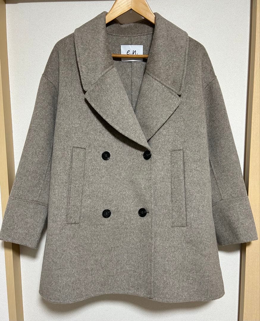 evernavy エバーネイビー リバー ピーコート ベージュ