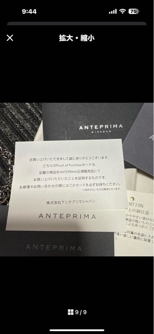 ぱ*だ様 アンテプリマ／ANTEPRIMA☆アニマーレパンダ☆ショルダースモール