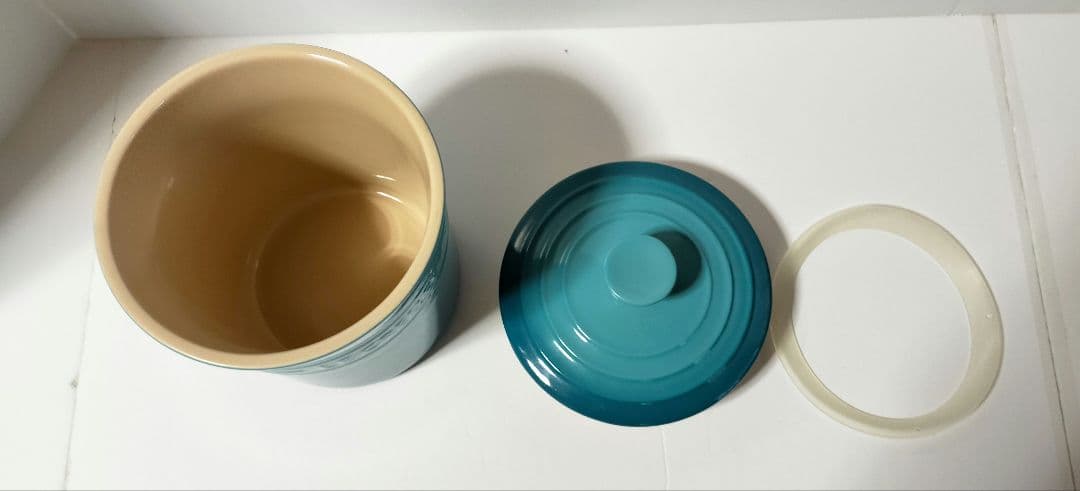 ルクルーゼ Le Creuset ストッカー パッキン付きキャニスター 廃版