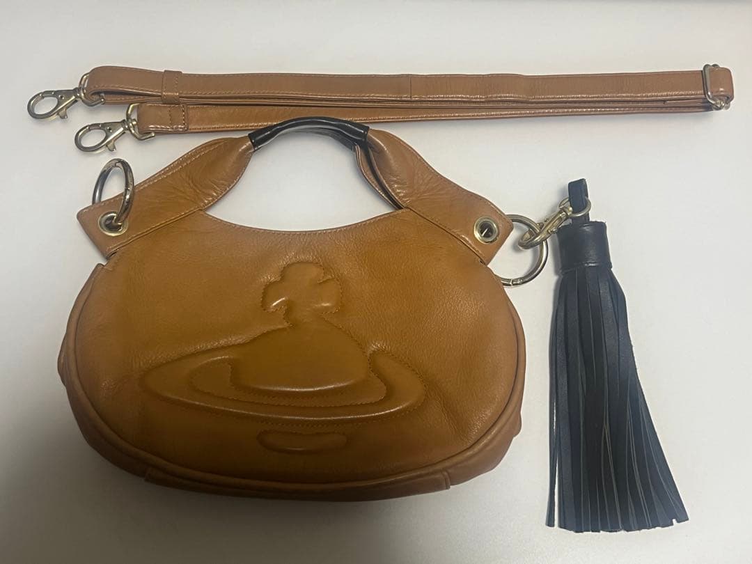 Vivienne Westwood ブラウンショルダーバッグ