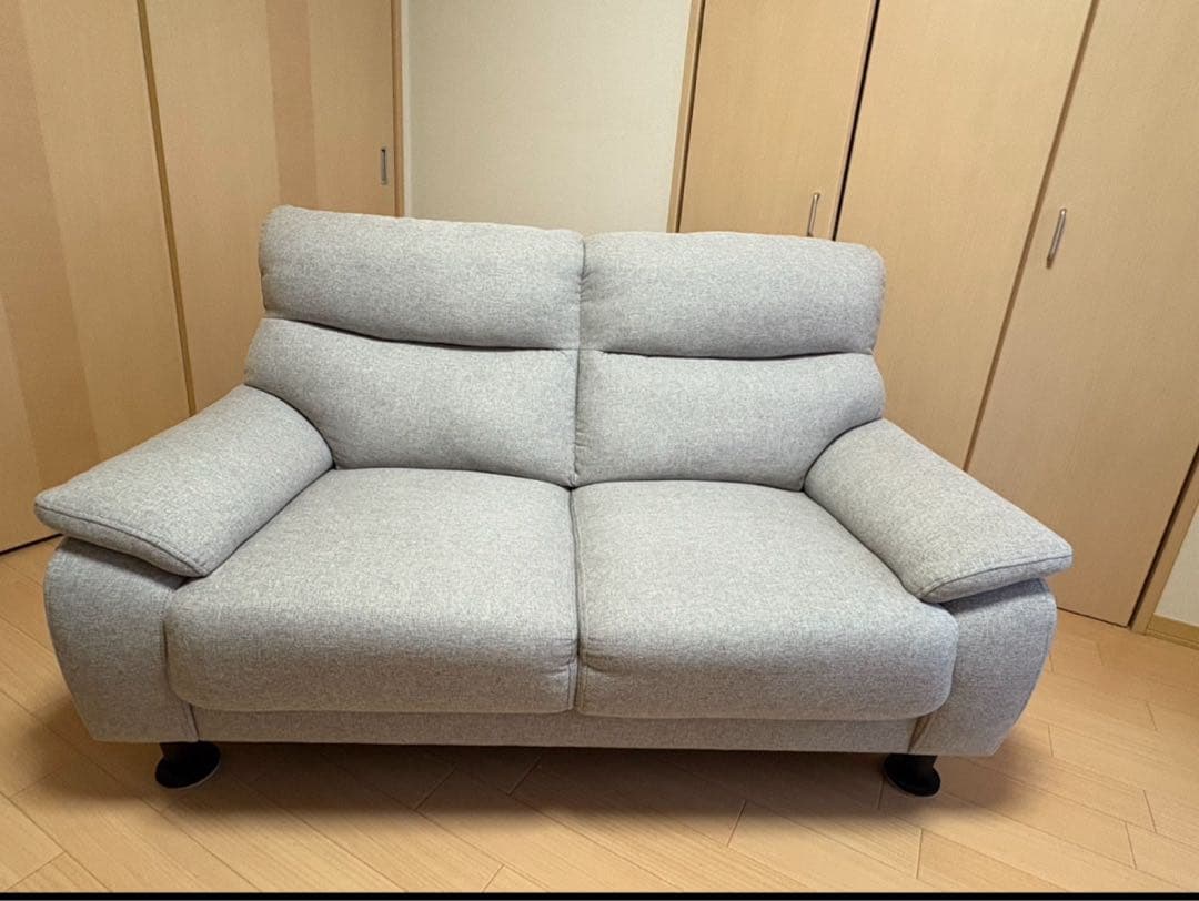 2人掛け布張りソファ(MK02 KD MO) モカ　ニトリ