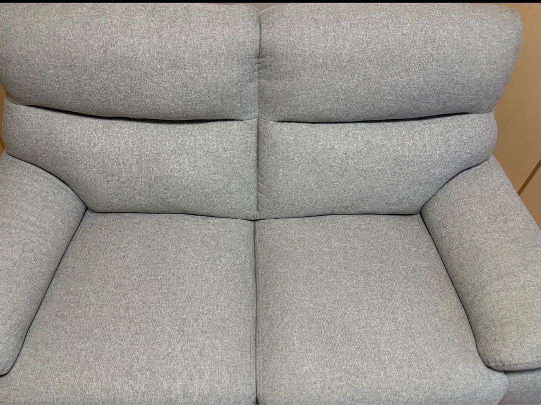 2人掛け布張りソファ(MK02 KD MO) モカ　ニトリ