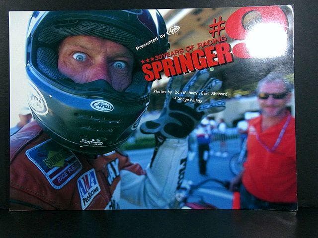 30years of racing SPRINGER#9 Arai 写真集